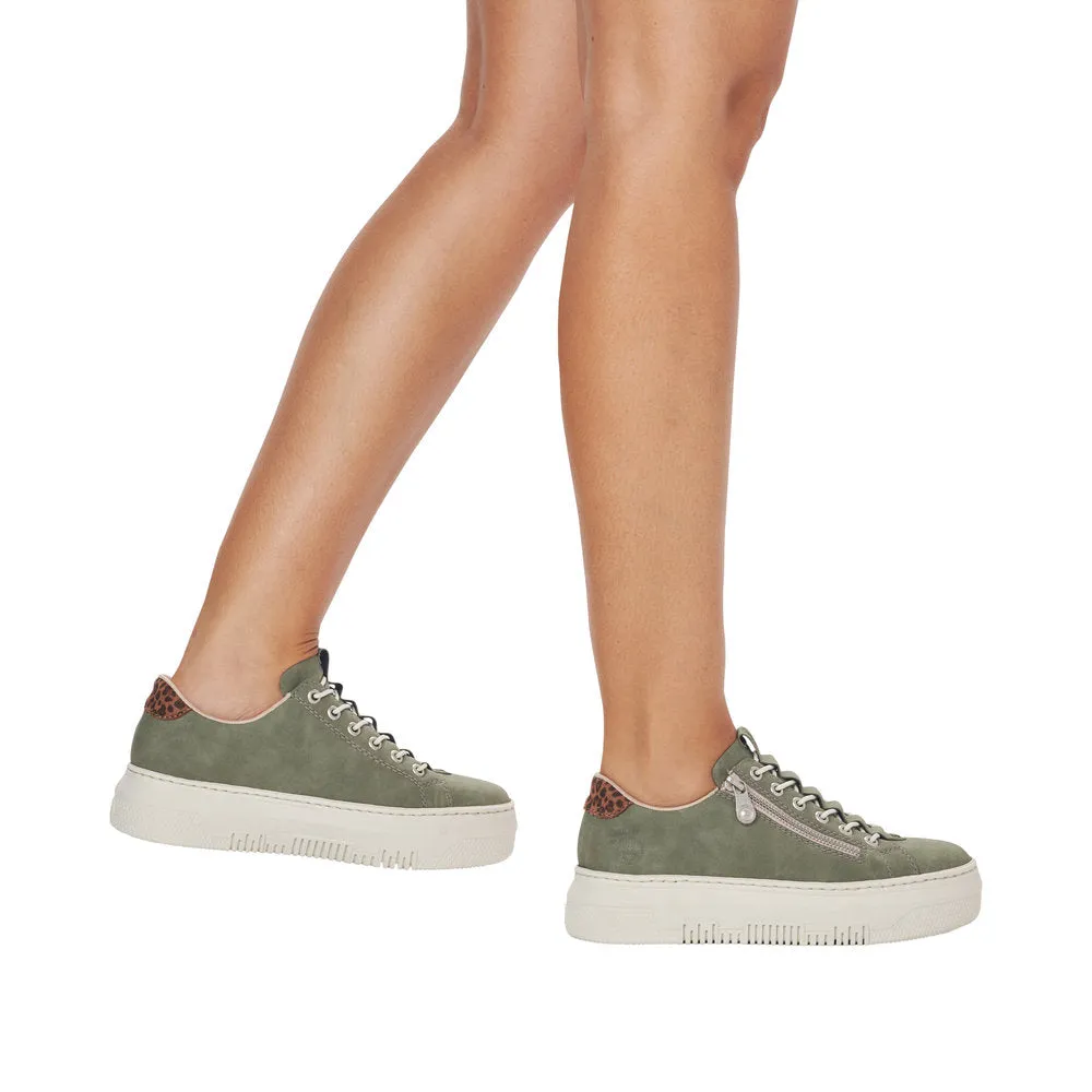 Rieker M1952-52 Green Flatform Trainers