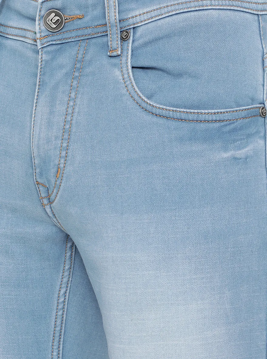 River Blue Washed Straight Fit Jeans | Greenfibre