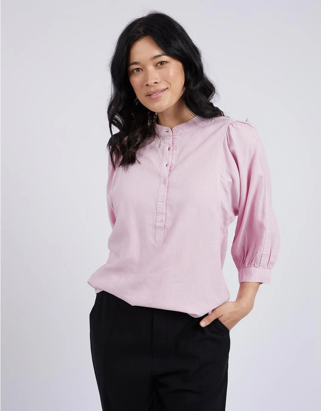 Rowan Shirt - Powder Pink