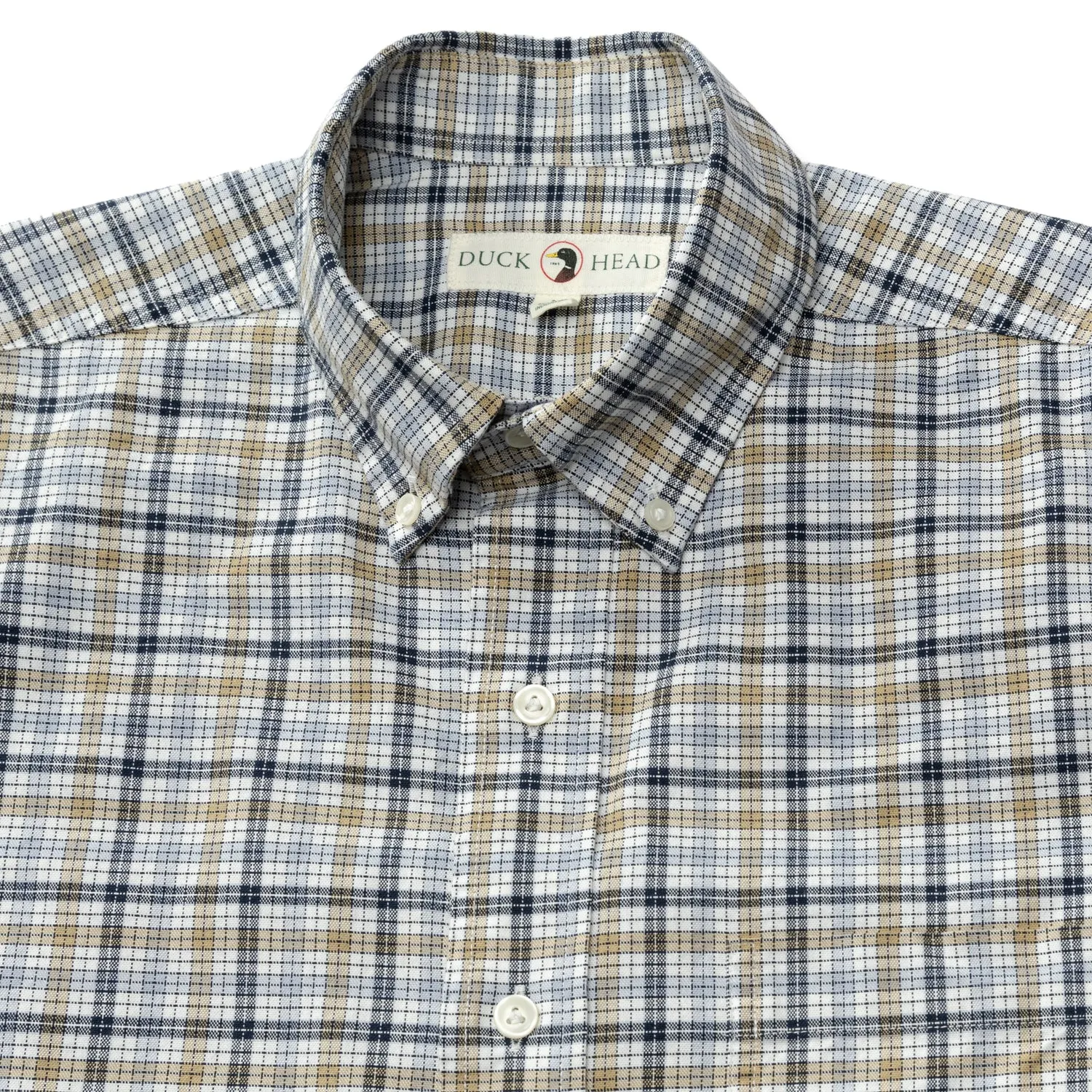 Russel Plaid Cotton Oxford Sport Shirt