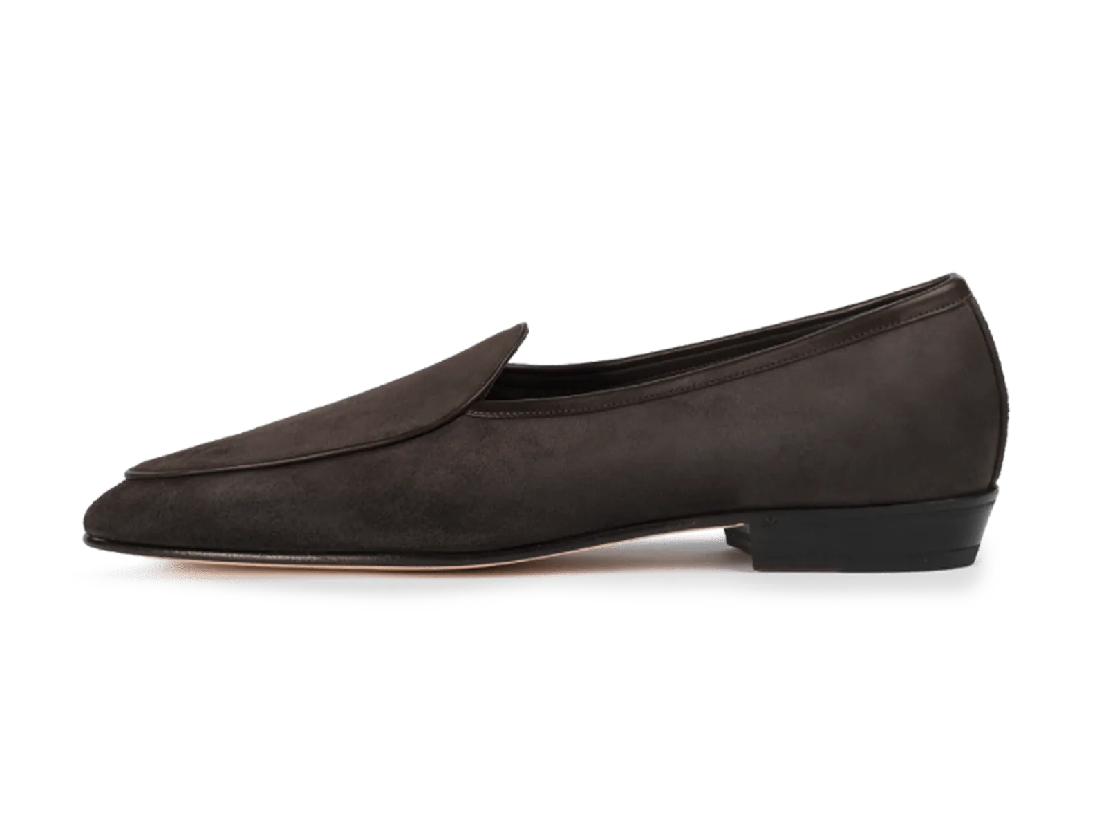 Sagan Classic Loafers in Bark Grey Asteria Suede