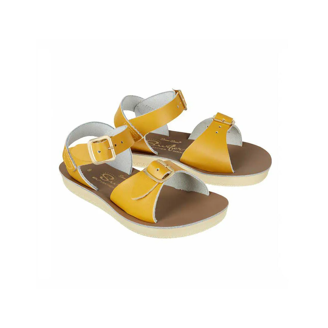 Salt-Water Sun-San Kid's Sandals - Surfer - Mustard