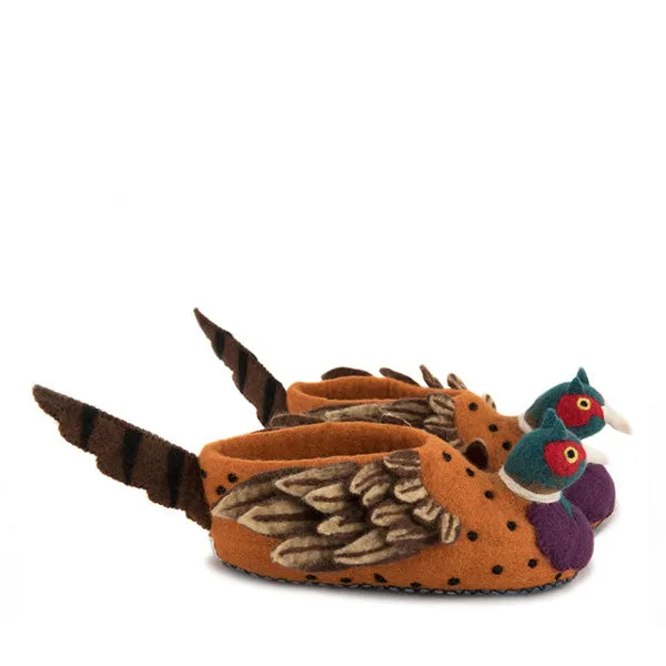 Sew Heart Felt Pheasant Slippers - Adult