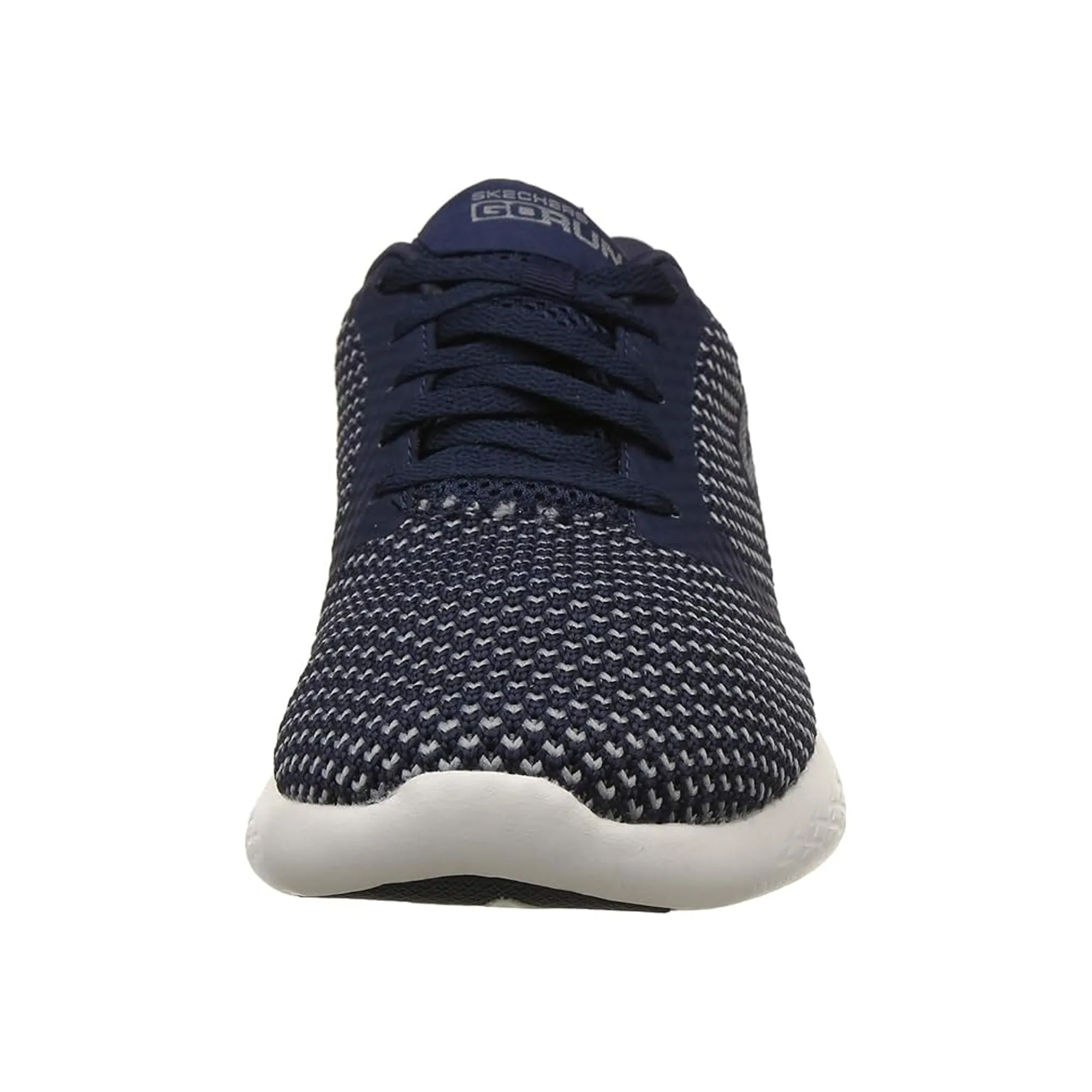 Skechers Men's Go 600 Navy and White Running Shoes - 55082-NVW