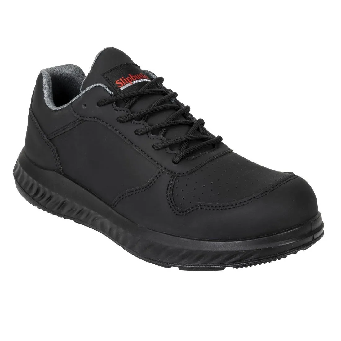 Slipbuster Microfibre Trainers Matte Black 40 - BA063-40