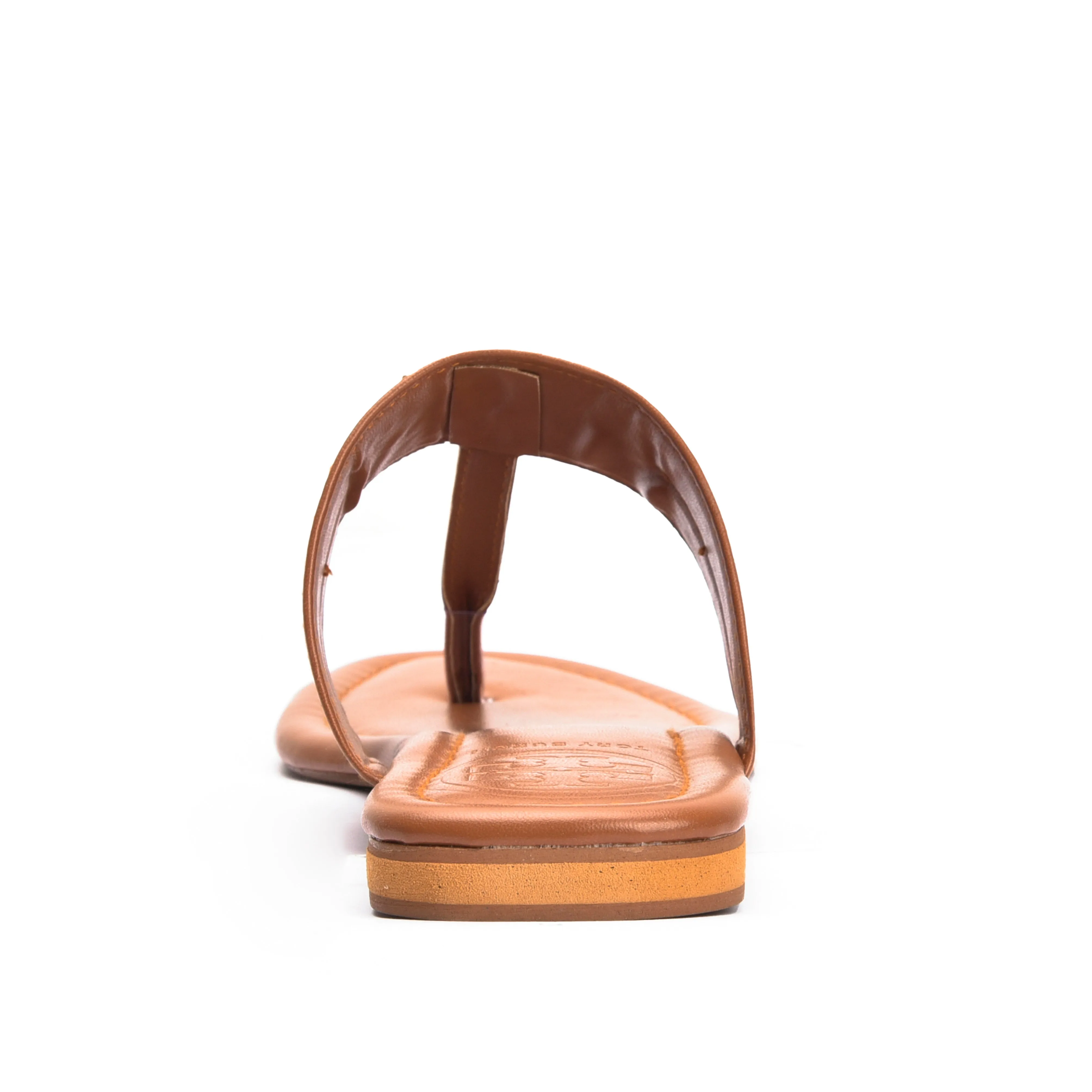 Stylish Tan Leather Slippers | 743R-B