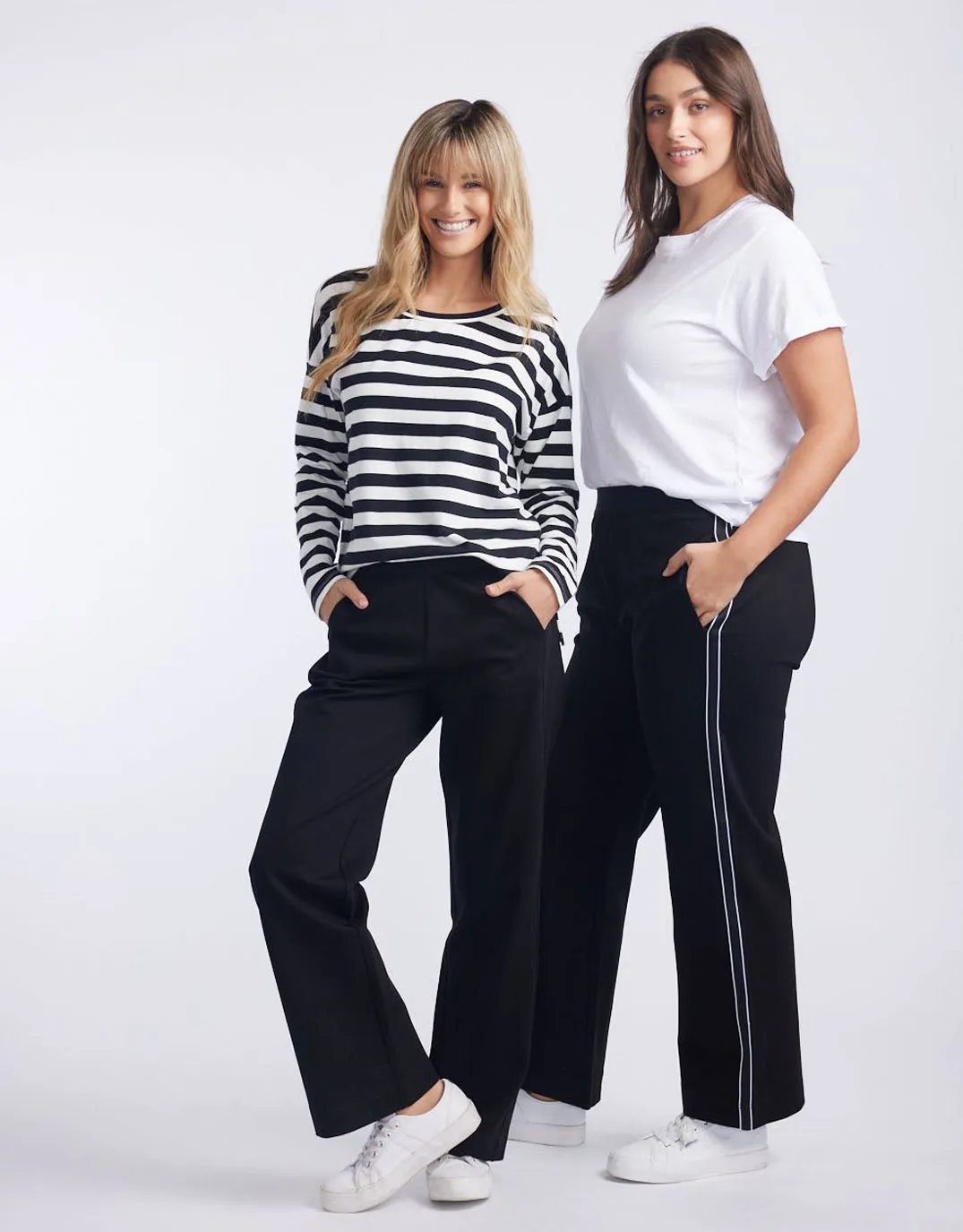 Timeless Straight Leg Ponte Pant - French Tape