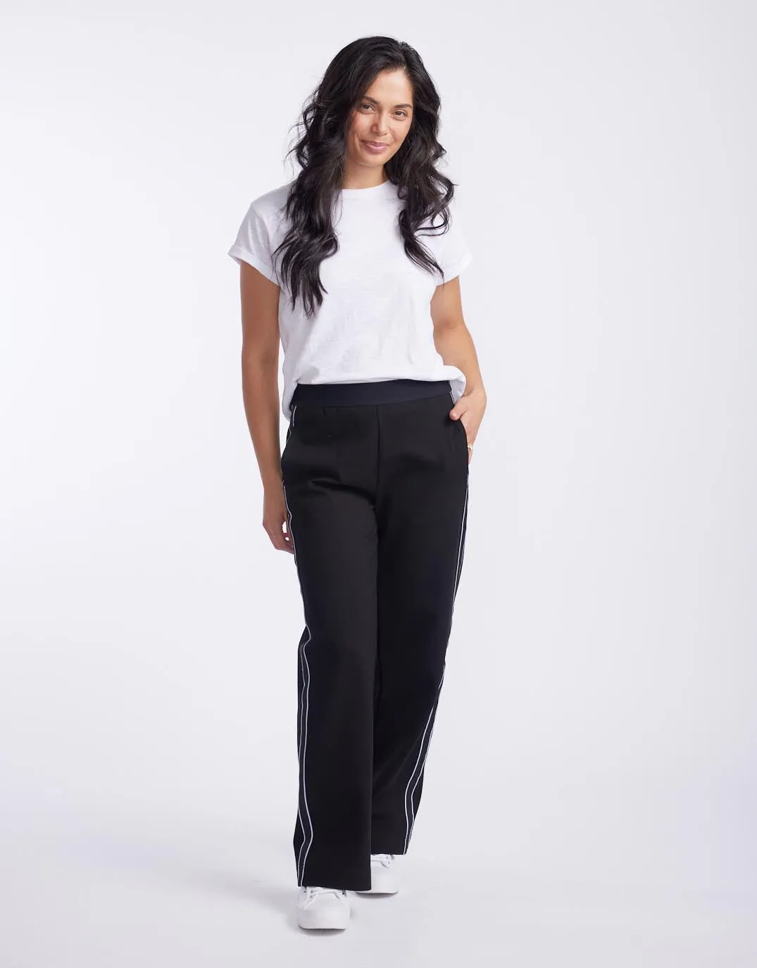 Timeless Straight Leg Ponte Pant - French Tape