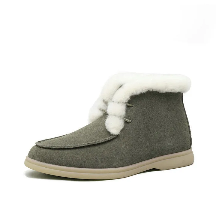 Velvet Snow Boots Plus Size Warm Velvet Snow Ankle