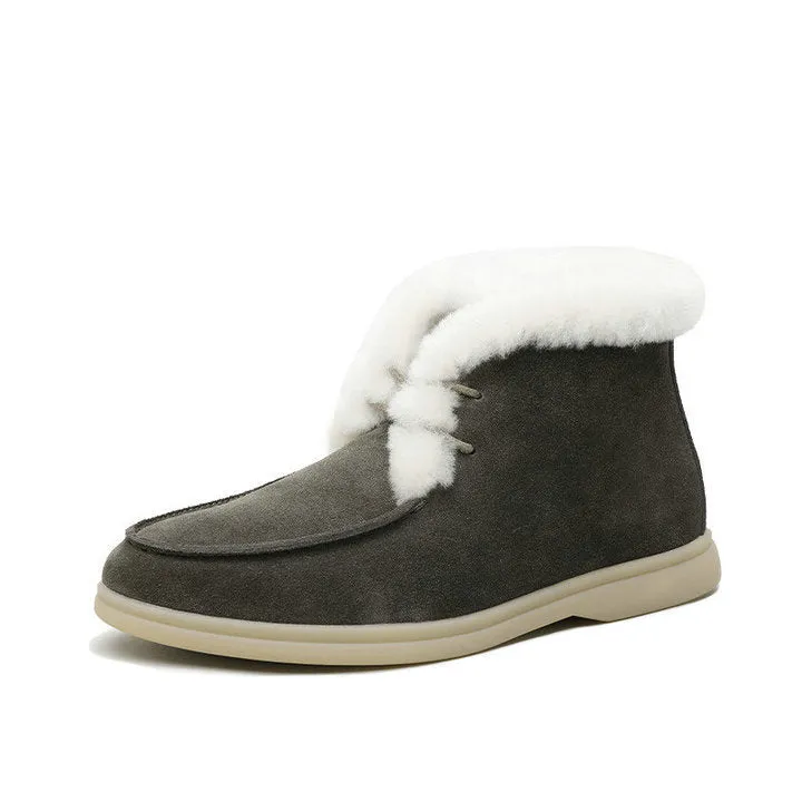 Velvet Snow Boots Plus Size Warm Velvet Snow Ankle