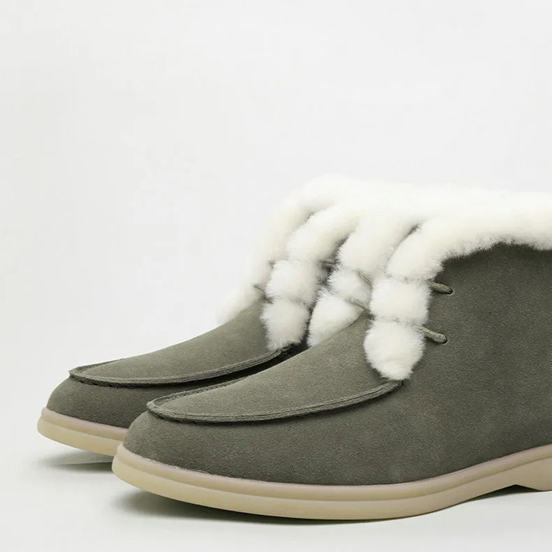 Velvet Snow Boots Plus Size Warm Velvet Snow Ankle