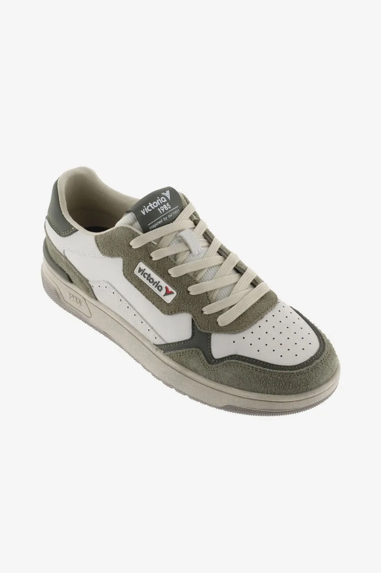 Victoria Khaki Colour Block Trainers