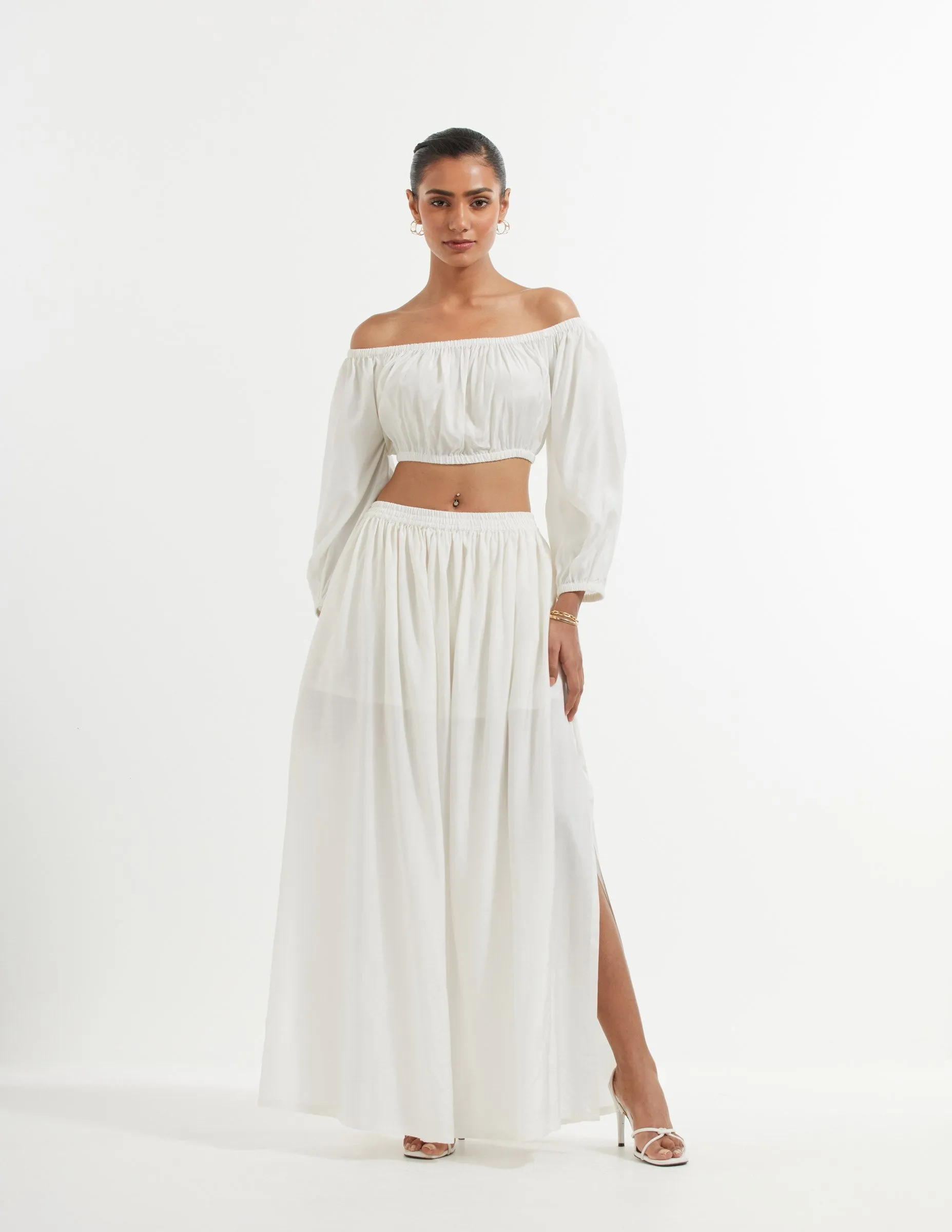 White Abel Co-Ord Set