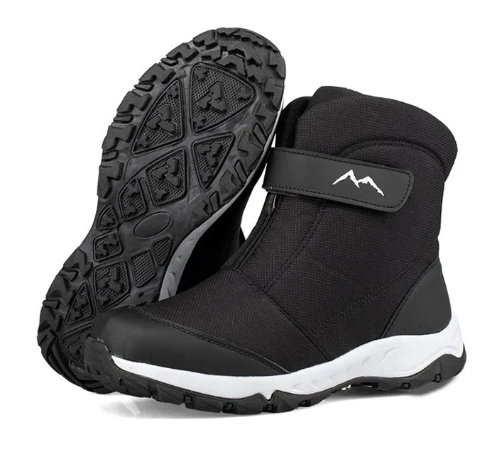 Winter Boots High-top Water-resistant Shoes Male Warm Snow Boots