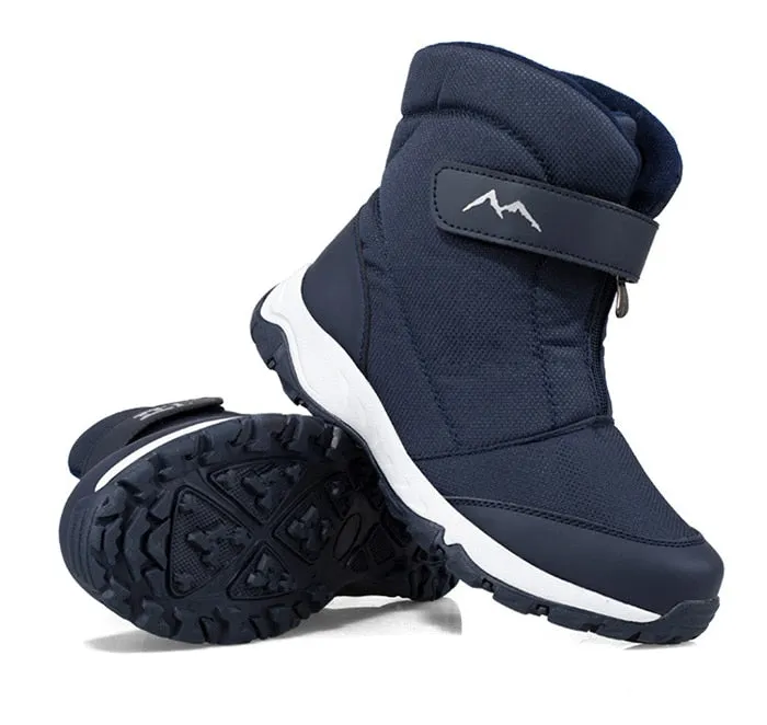 Winter Boots High-top Water-resistant Shoes Male Warm Snow Boots