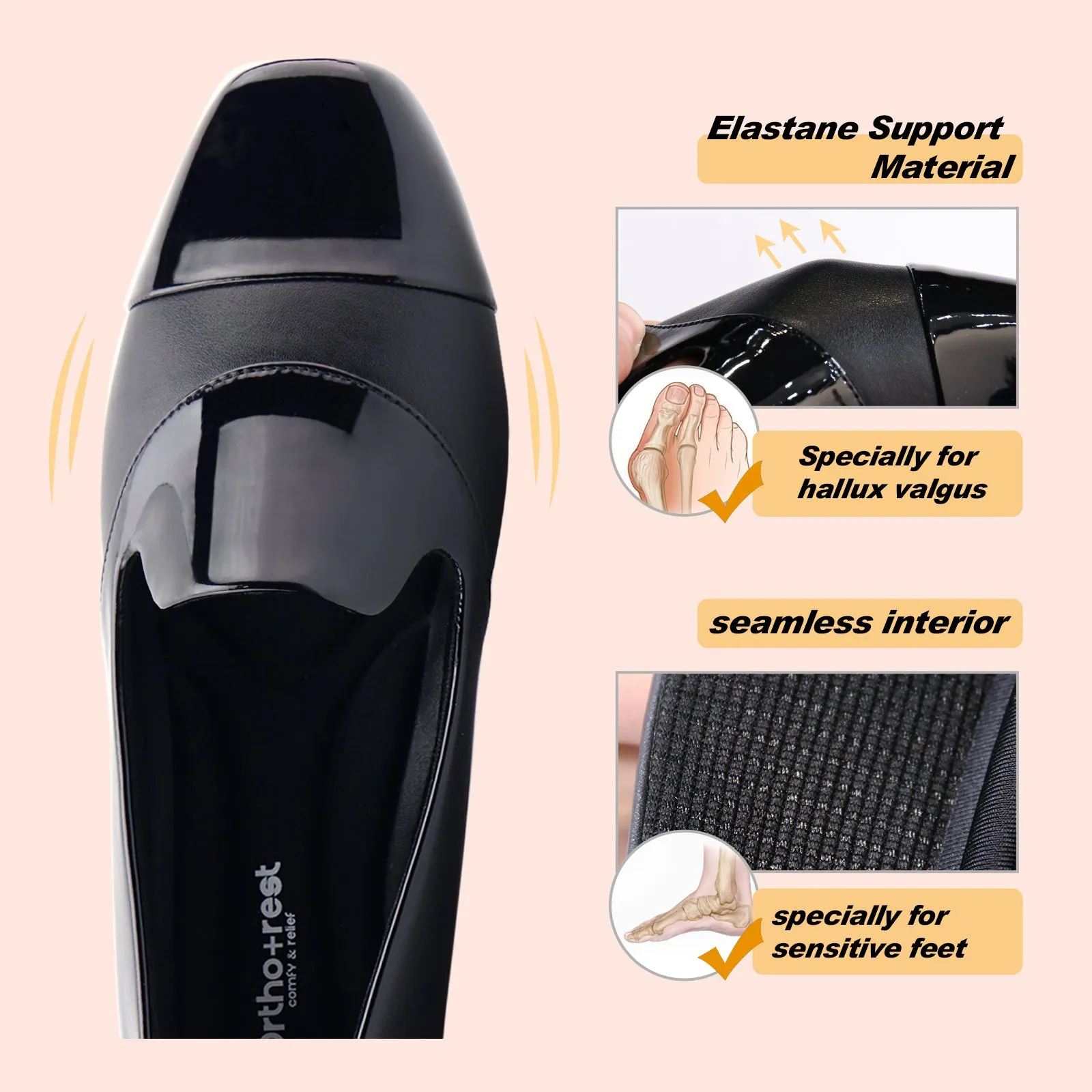 Women Pain-Free Shoes for Orthopedic Bunions Feet