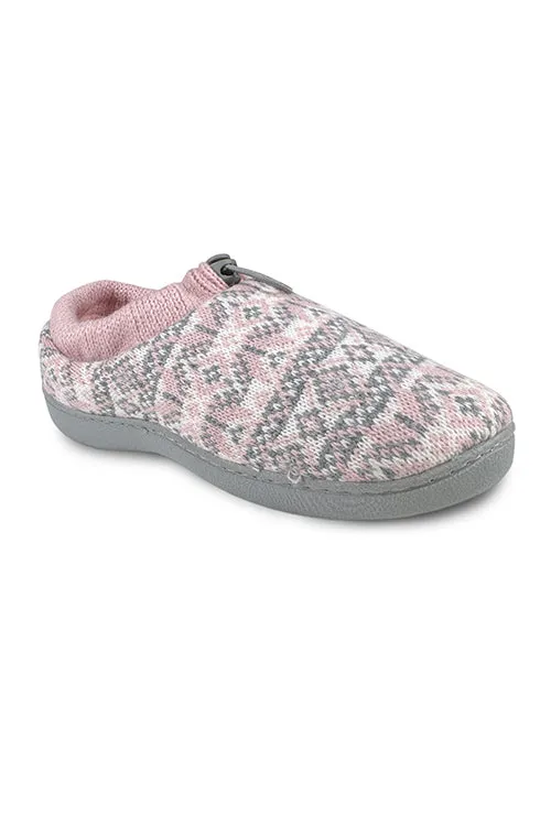 Women's Emma Fairisle Knit Drawstring Slippers