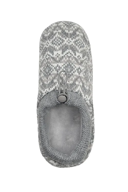 Women's Emma Fairisle Knit Drawstring Slippers