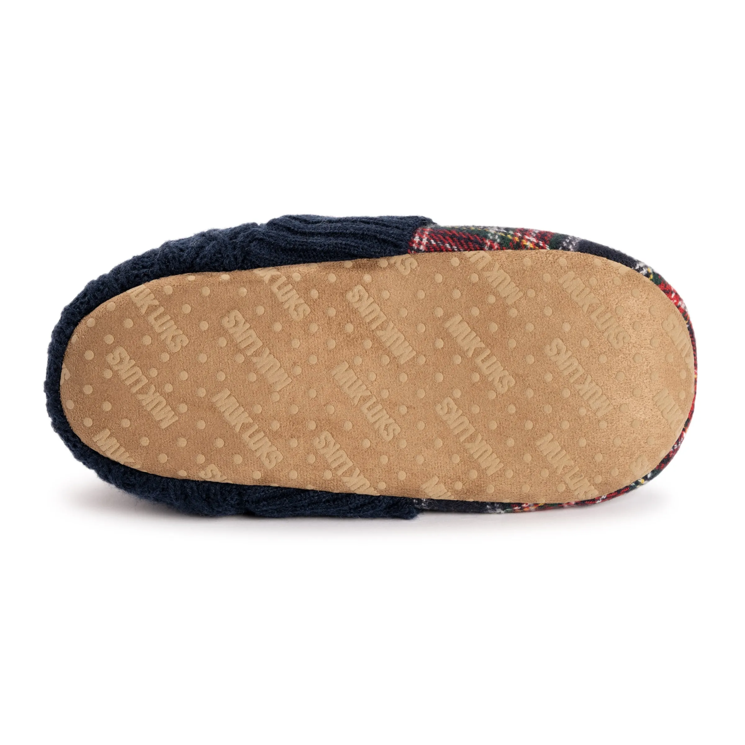 Women's Flannel Plaid Ballerina Slippers