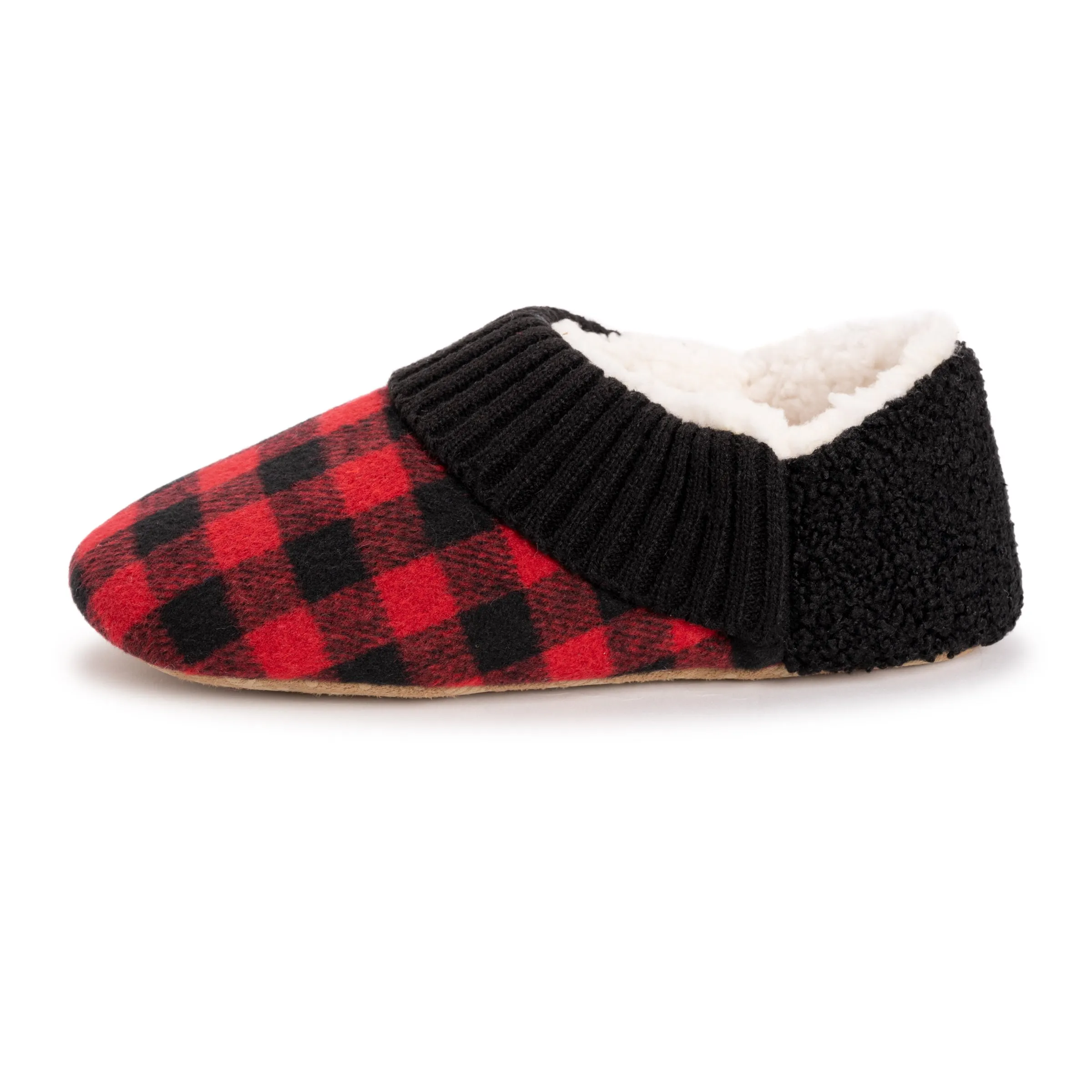 Women's Flannel Plaid Ballerina Slippers