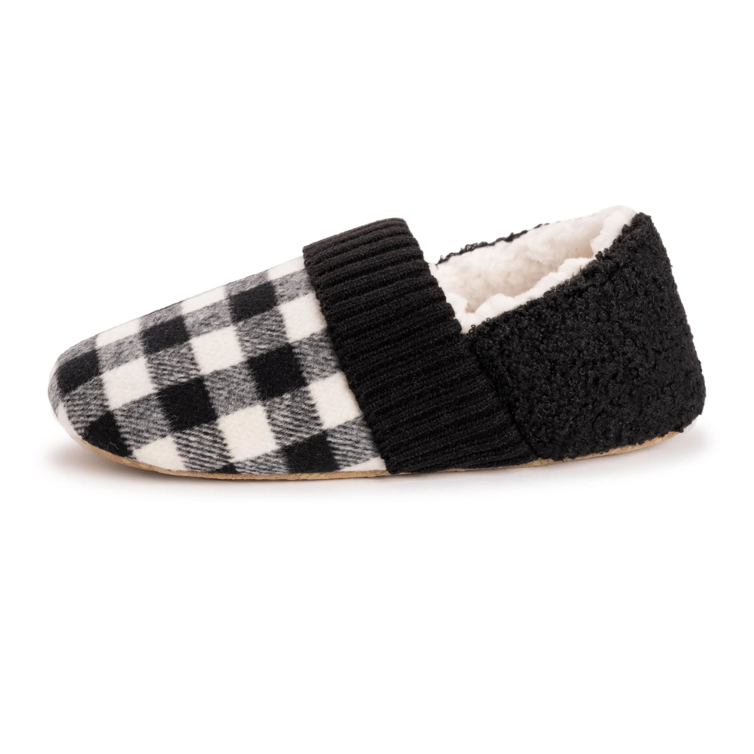 Women's Flannel Plaid Ballerina Slippers