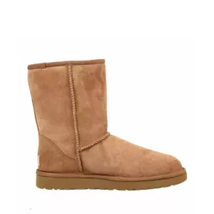 Women's Shoes UGG CLASSIC SHORT II Mid-Calf Sheepskin Boots 1016223 CHESTNUT