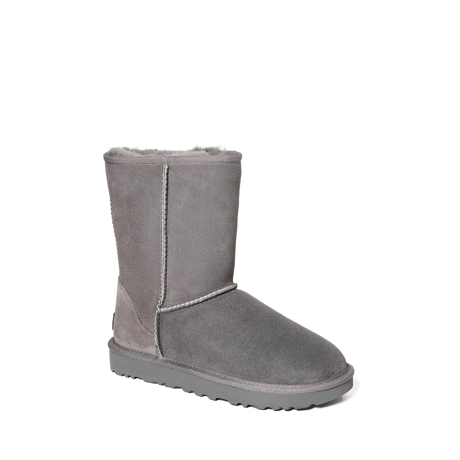 Women's Shoes UGG CLASSIC SHORT II Mid-Calf Sheepskin Boots 1016223 GREY