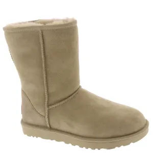 Women's Shoes UGG CLASSIC SHORT II Mid-Calf Sheepskin Boots 1016223 MUSTARD SEED