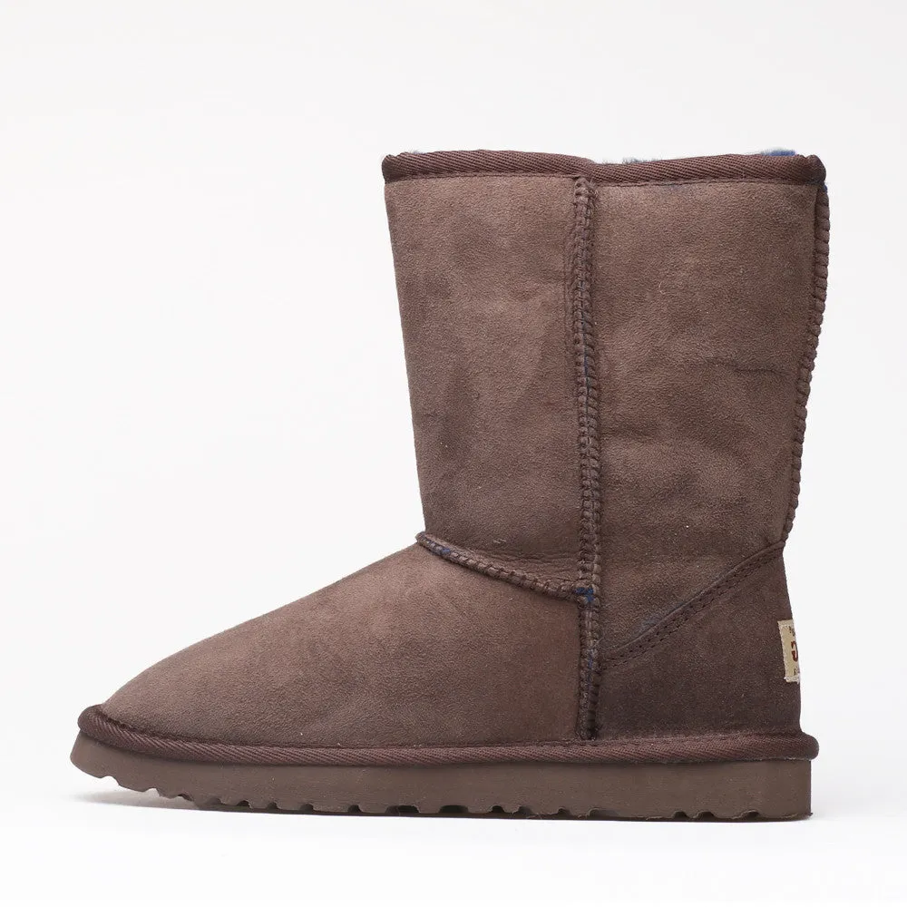 Zuri Classic Medium Ugg Boot - Chocolate Navy